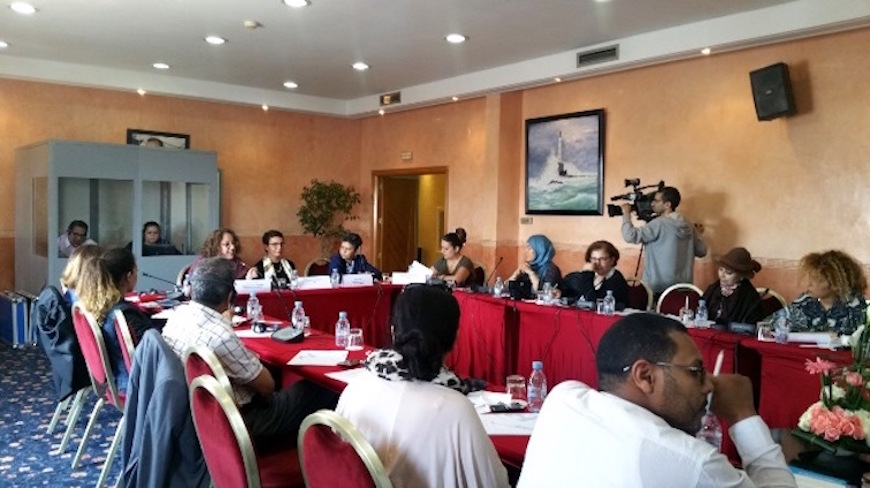 Workshop on the portrayal of women in the media in Morocco