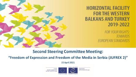 Liberté d'expression et liberté des médias en Serbie (JUFREX 2): deuxième réunion du comité directeur organisée