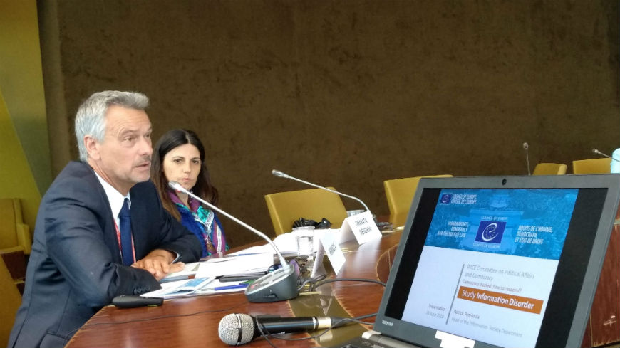PACE committee debate: “Democracy hacked: how to respond?”
