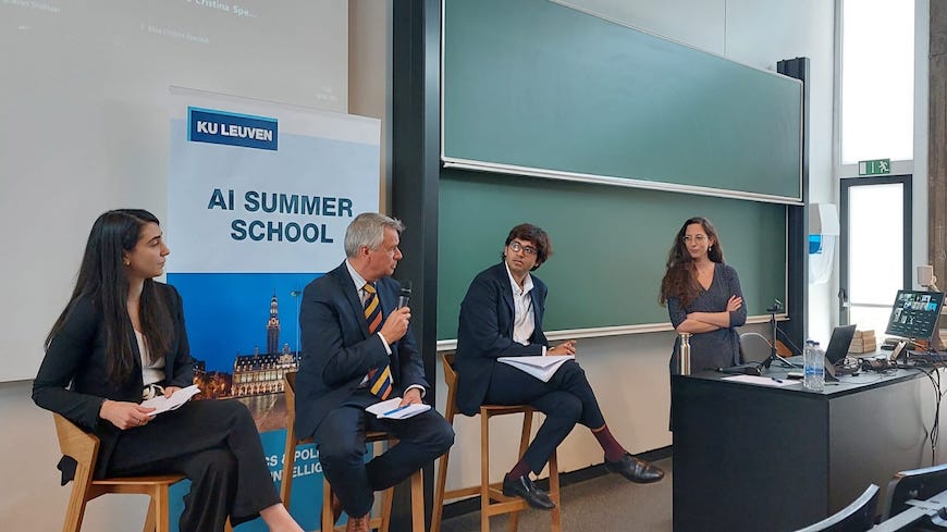 Council of Europe AI work presented at Leuven University