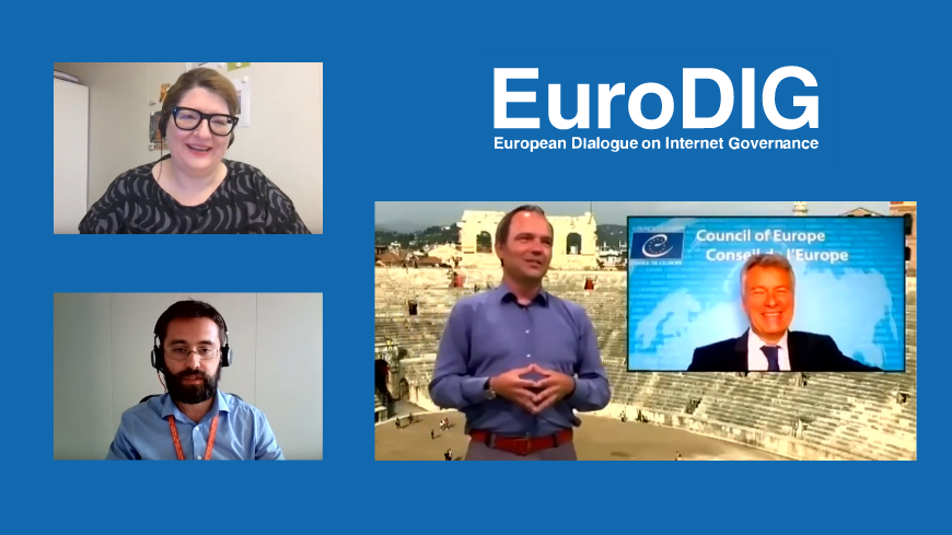 Council of Europe team takes an active part in EURODIG 2021