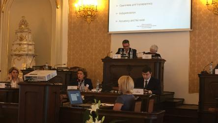 Media ownership, transparency and regulation standards presented in Prague