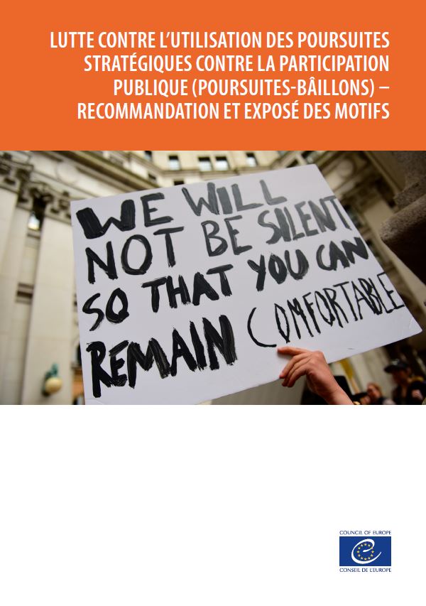 Recommandation CMRec(2024)2 et son exposé des motifs
