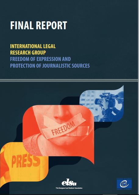 Final Report of the International Legal Research Group on Freedom of Expression and the Protection of Journalistic Sources