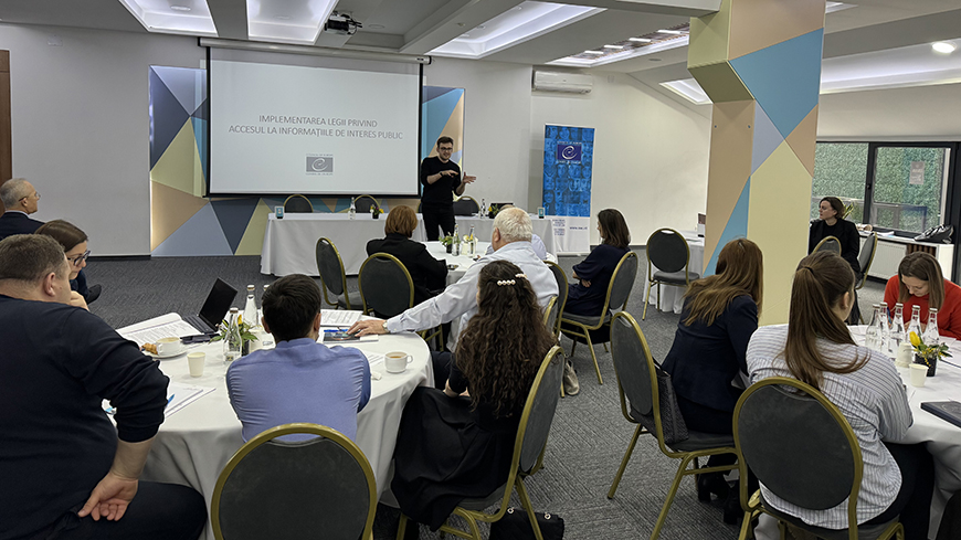 Tailored workshop for on the implementation of the new Law on Access of Information of Public Interest in Moldova