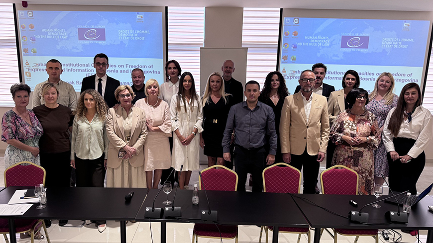 Freedom of expression in focus: Bosnia and Herzegovina takes a step forward in advancing protection of journalists