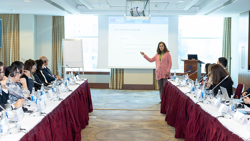 Council of Europe trains Azerbaijani lawyers on international legal standards on access to information