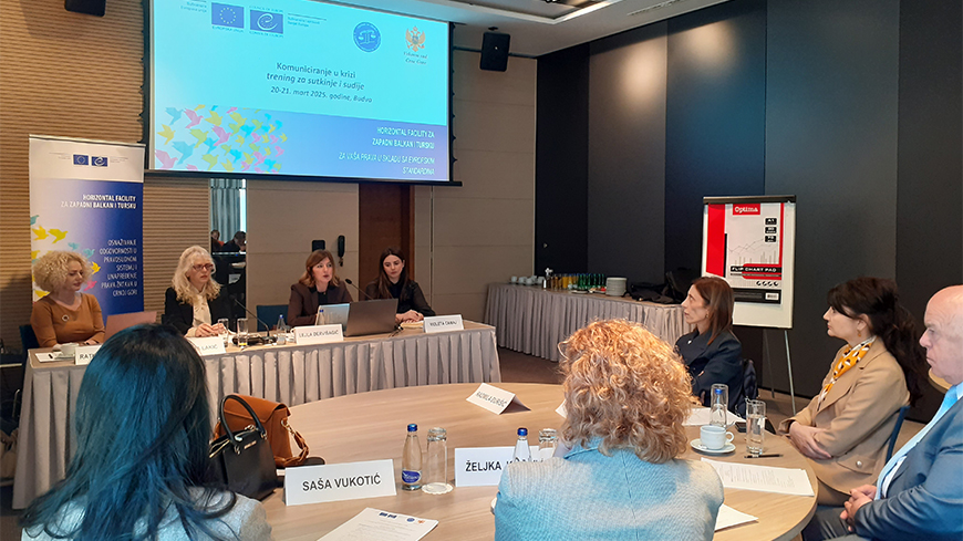 Crisis Communication for Judges: Enhancing Public Trust in Montenegro's Judiciary