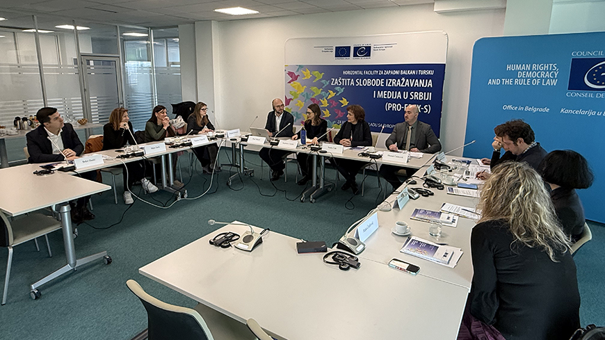Council of Europe Continues Support to Freedom of Expression and Media in Serbia