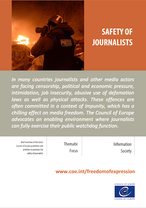 Safety of journalists