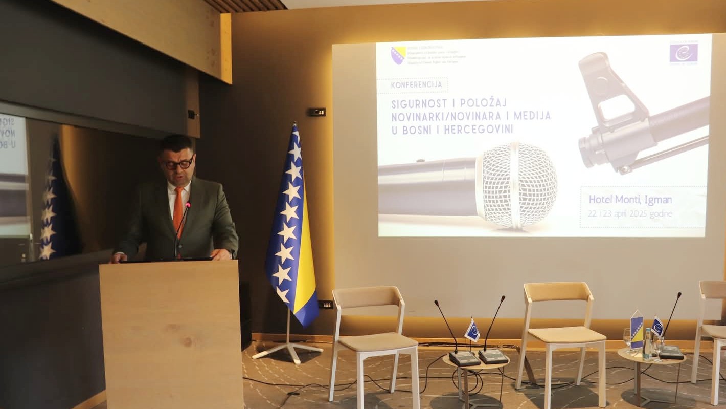 Conférence sur la sécurité des journalistes et la liberté des médias en Bosnie-Herzégovine