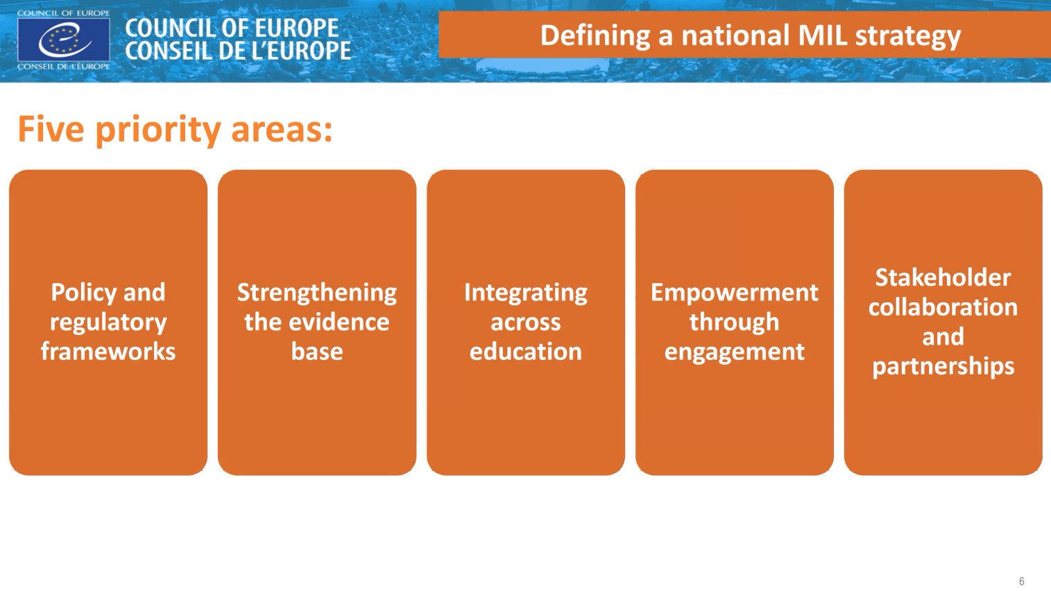 Council of Europe contributes to EMIL discussion on Media and Information Literacy strategies