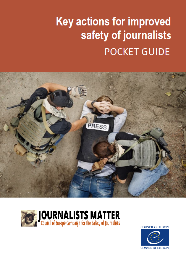 Key actions for improved safety of journalists - POCKET GUIDE