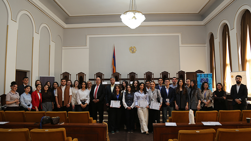 Future lawyers put constitutional justice into practice at Armenia’s first Constitutional Justice Moot Court on Freedom of Expression