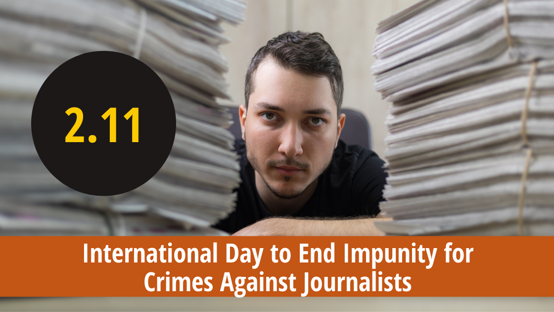 Statement by the Chair of the CDMSI on the occasion of the International Day to End Impunity for Crimes Against Journalists
