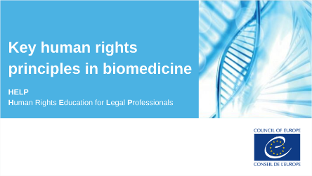 Launch of HELP roll-outs on Key Principles on Bioethics