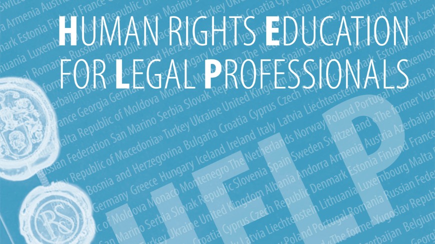 HELP - Outil d'apprentissage en ligne sur les droits de l'homme dans la domaine biomédical