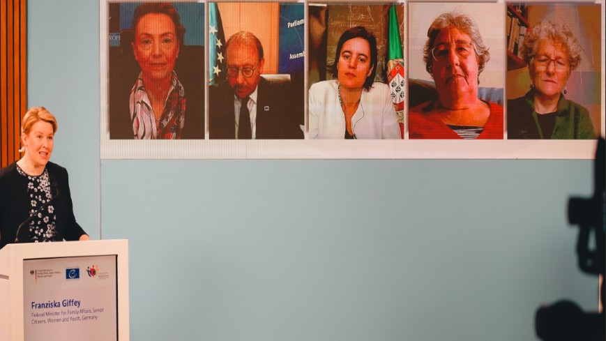 CONFERENCE EN LIGNE DIFFUSEE EN DIRECT DE BERLIN « L’égalité entre les femmes et les hommes et la Convention d’Istanbul : une décennie d’action », 11 mai 2021