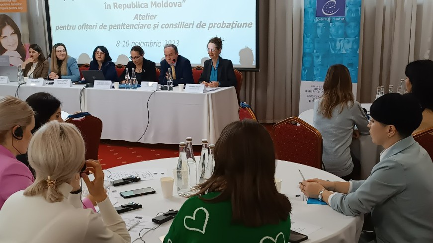 Training probation and penitentiary officers on violence against women and domestic violence in the Republic of Moldova