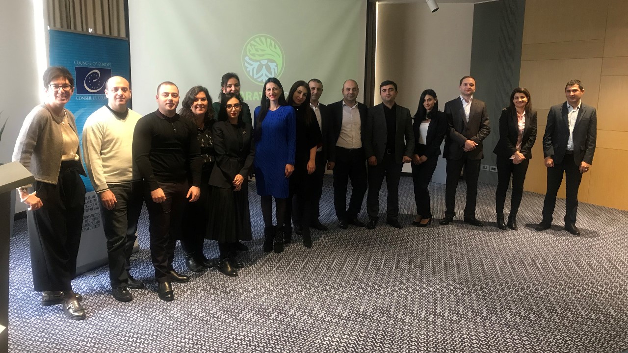 Formation de juges, procureur.e.s et enquêteurs.trices arménien.e.s aux outils pratiques de prévention et de lutte contre la violence à l'égard des femmes et la violence domestique
