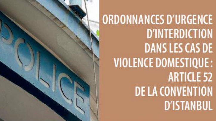 Nouvelle publication sur l’article 52 de la Convention d’Istanbul