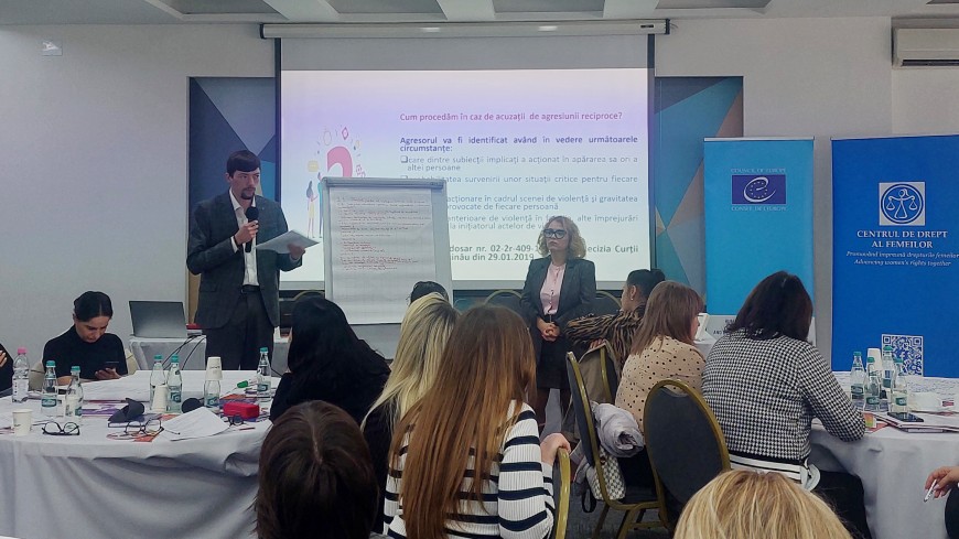 Judicial training on examining crimes of violence against women and domestic violence held in Chisinau