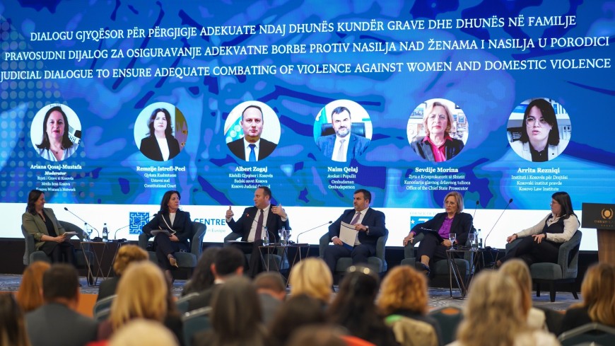 Conférence à Pristina: Mettre en œuvre la Convention d'Istanbul à travers la jurisprudence: le dialogue judiciaire pour une réponse judiciaire efficace