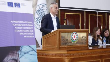 Case law on violence against women and domestic violence presented at the Baku State University
