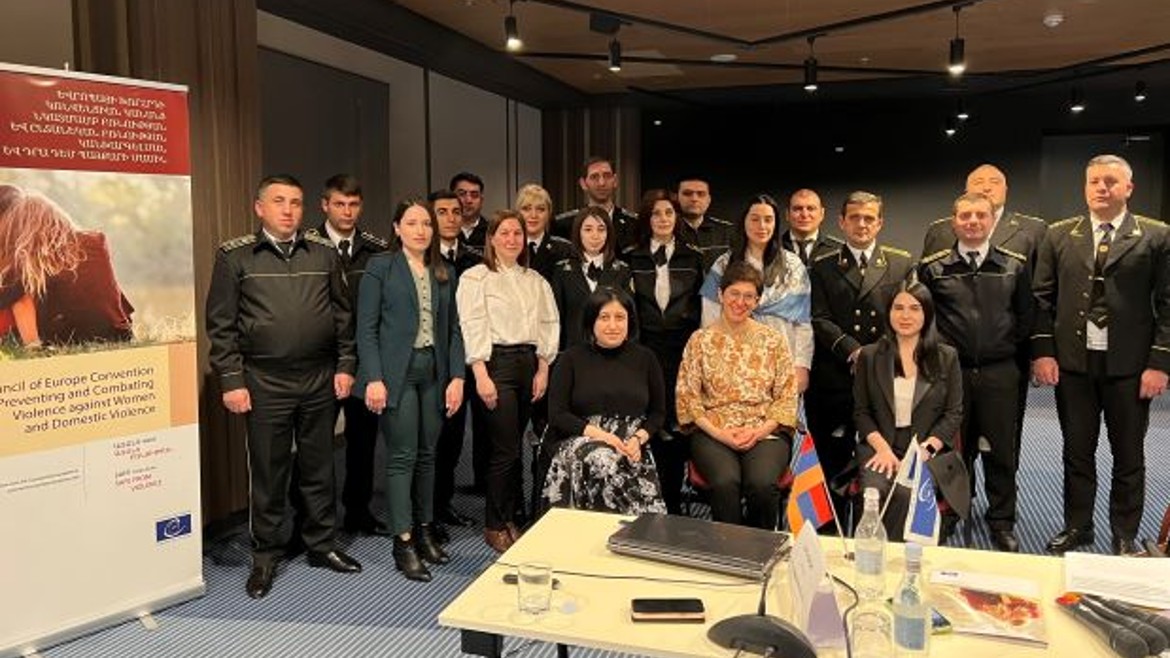 Staff of the Compulsory Enforcement Service of Armenia is trained on preventing domestic violence