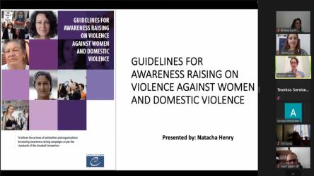 Launching Awareness Raising Guidelines on Violence against Women and Domestic Violence in Kosovo*