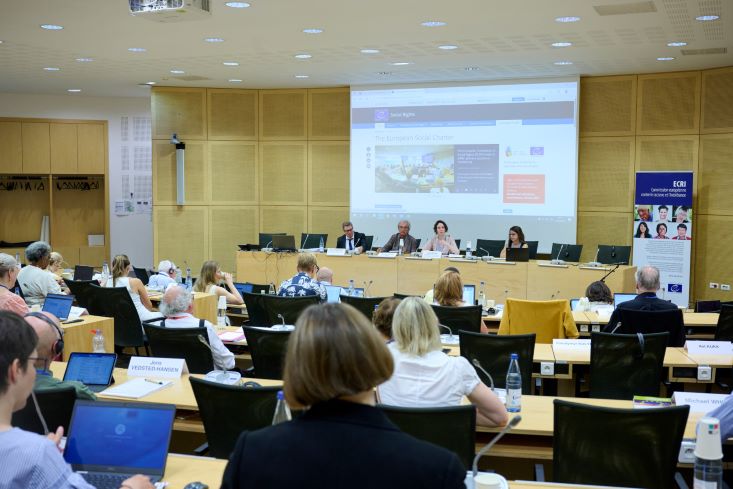 Exchange of views of the President of ECSR and ECRI