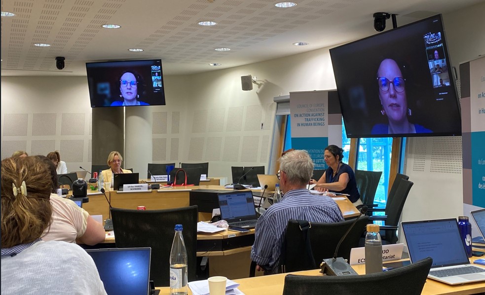 ECSR and GRETA experts hold exchange of views