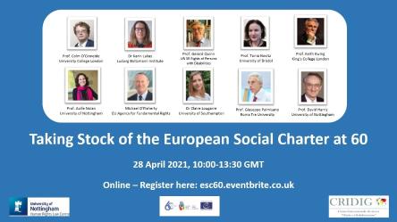 Bilan de 60 ans d'existence de la Charte sociale européenne