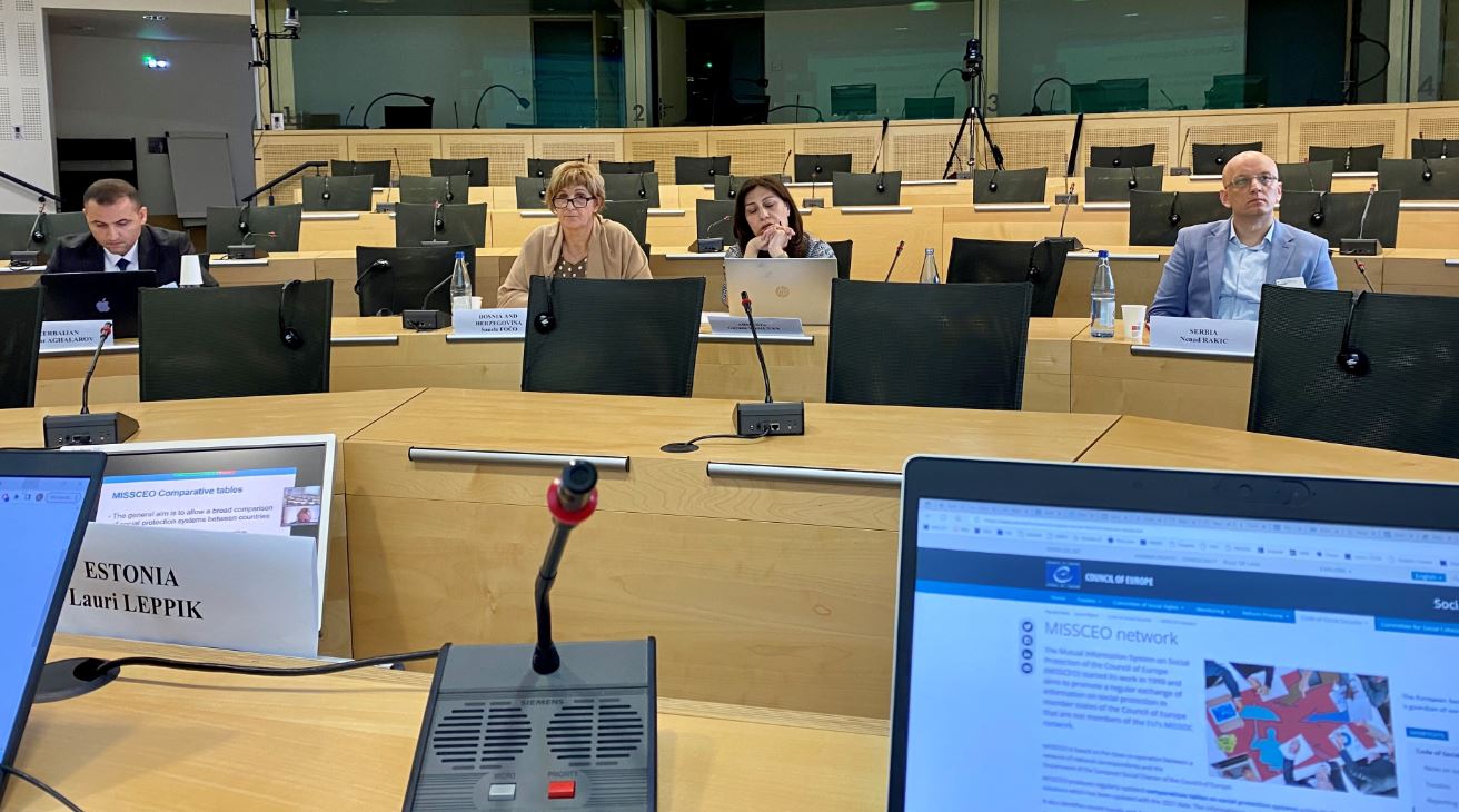 Réunion du réseau du Système mutuel d'information sur la protection sociale du Conseil de l’Europe (MISSCEO)