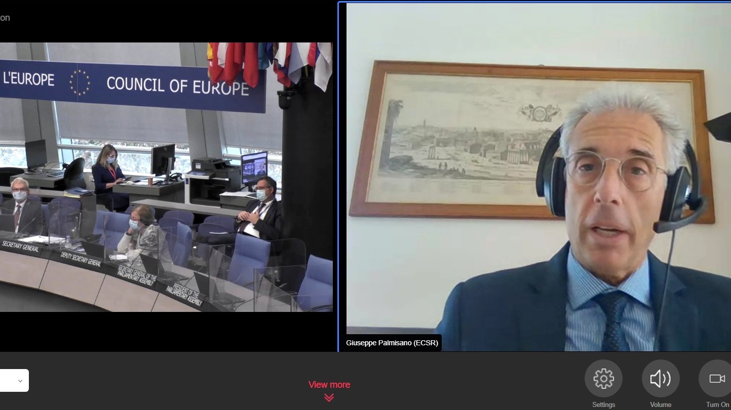 Exchange of views between Giuseppe Palmisano, President of the European Committee of Social Rights, and the Committee of Ministers Delegates