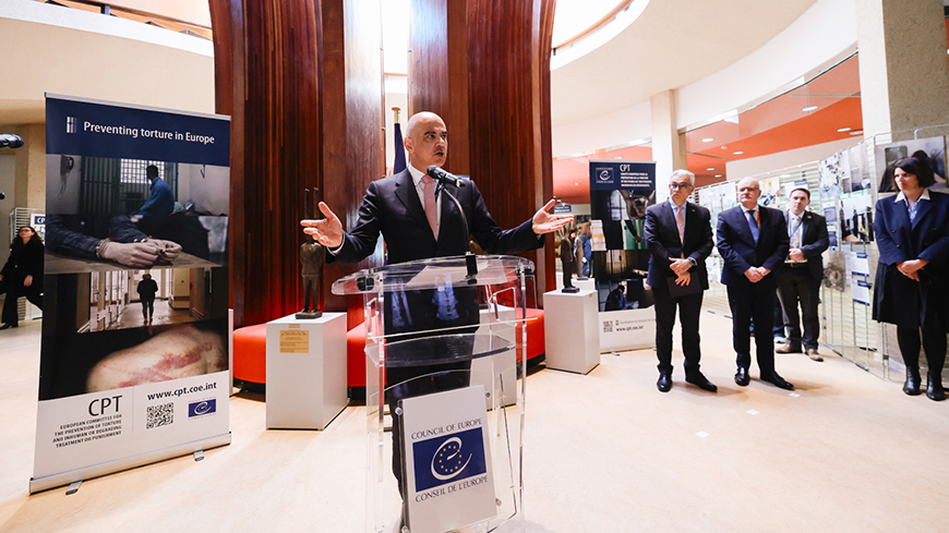 Opening of the exhibition by Alain Berset, Secretary General of the Council of Europe