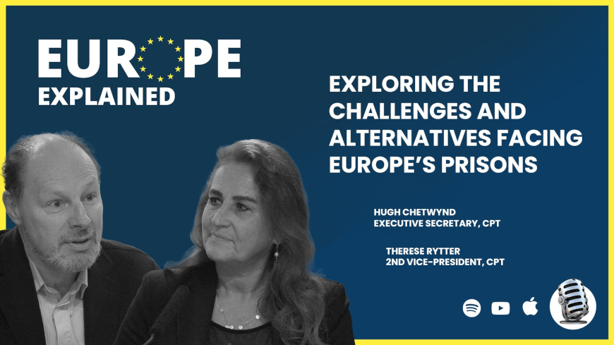 35e anniversaire de la Convention pour la prévention de la torture : le CPT publie un podcast sur les défis et les réalités des prisons en Europe