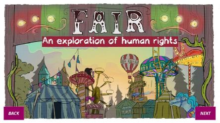 The Fair: A game to explore human rights