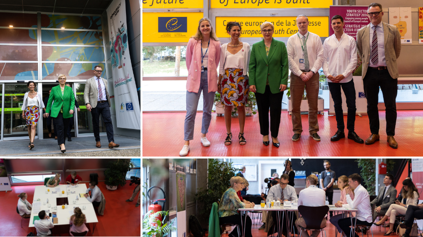 Visit of the Slovenian President in the EYCS