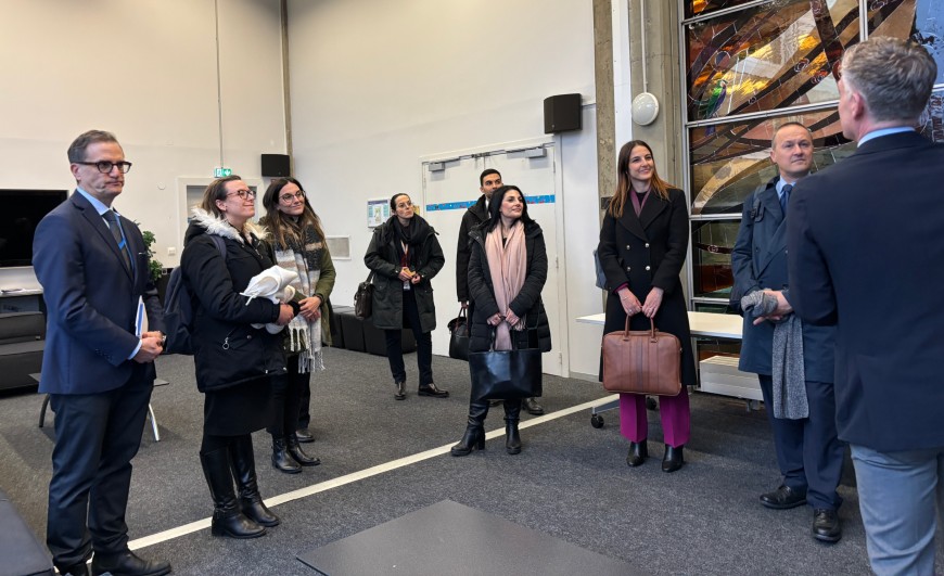 Delegation of the Ministry of Foreign Affairs of Malta visits the European Youth Centre
