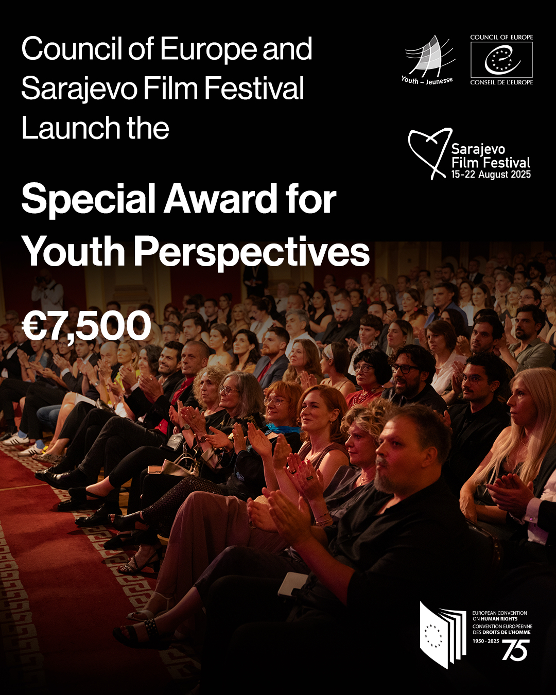 Council of Europe and the Sarajevo Film Festival introduce the Youth Perspectives Award
