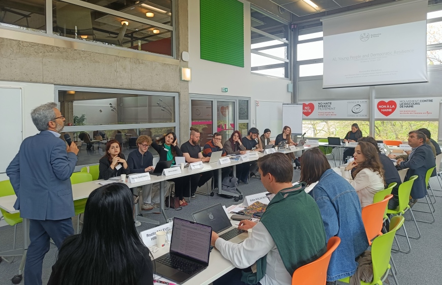 Workshop on AI, young people and democratic resilience