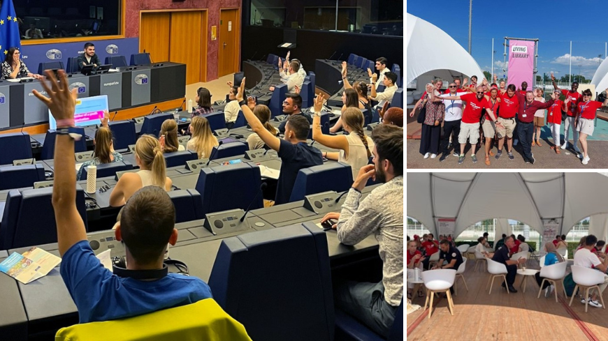 A diverse and successful participation of the Youth Department in the 2023 European Youth Event !