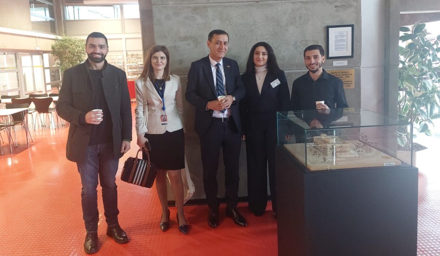 Discussing youth co-operation: Armenian delegation visits the European Youth Centre