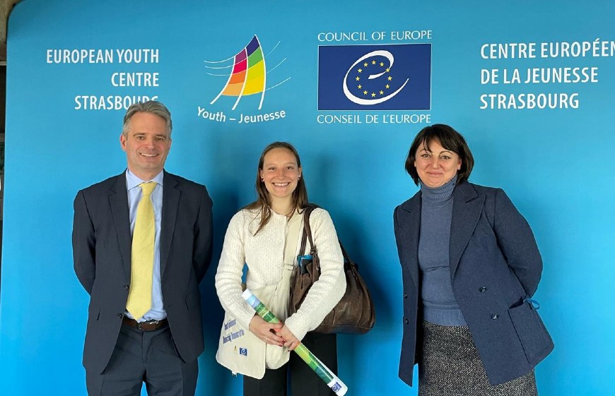 UK’s ‘Ambassador for a Day’ visits European Youth Centre Strasbourg