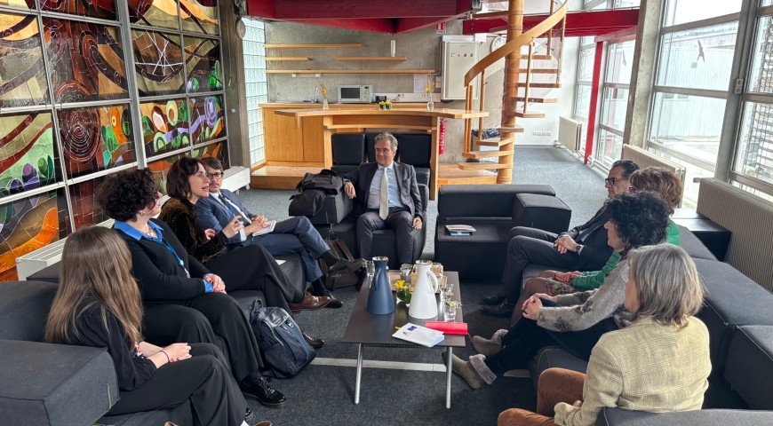 Permanent Representative of Italy visits European Youth Centre