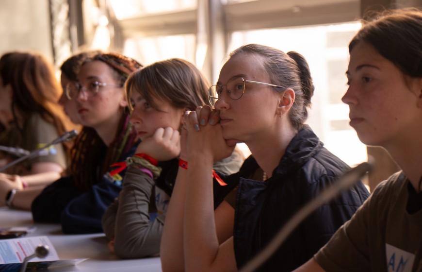 European Youth Centre in Strasbourg welcomes a group of 40 young leaders from Ukraine