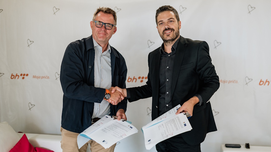 Council of Europe’s Director for Democracy Matjaž Gruden and Jovan Marjanović, Director of the Sarajevo Film Festival, representing Obala Art Centar