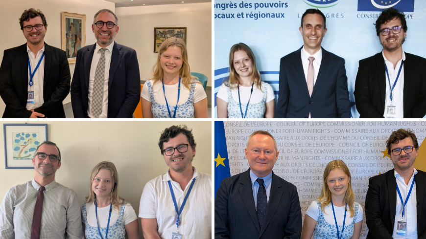 Chair and Vice-Chair of the Advisory Council on Youth Courtesy visits