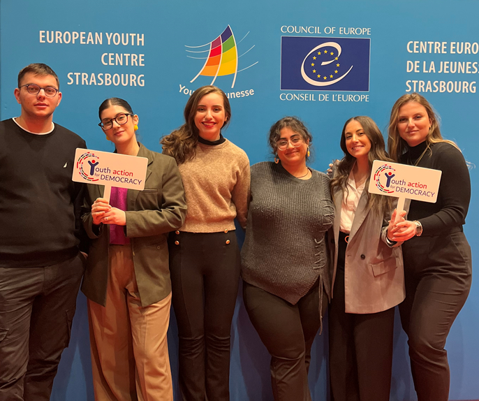 Young changemakers from Greece visit the European Youth Centre